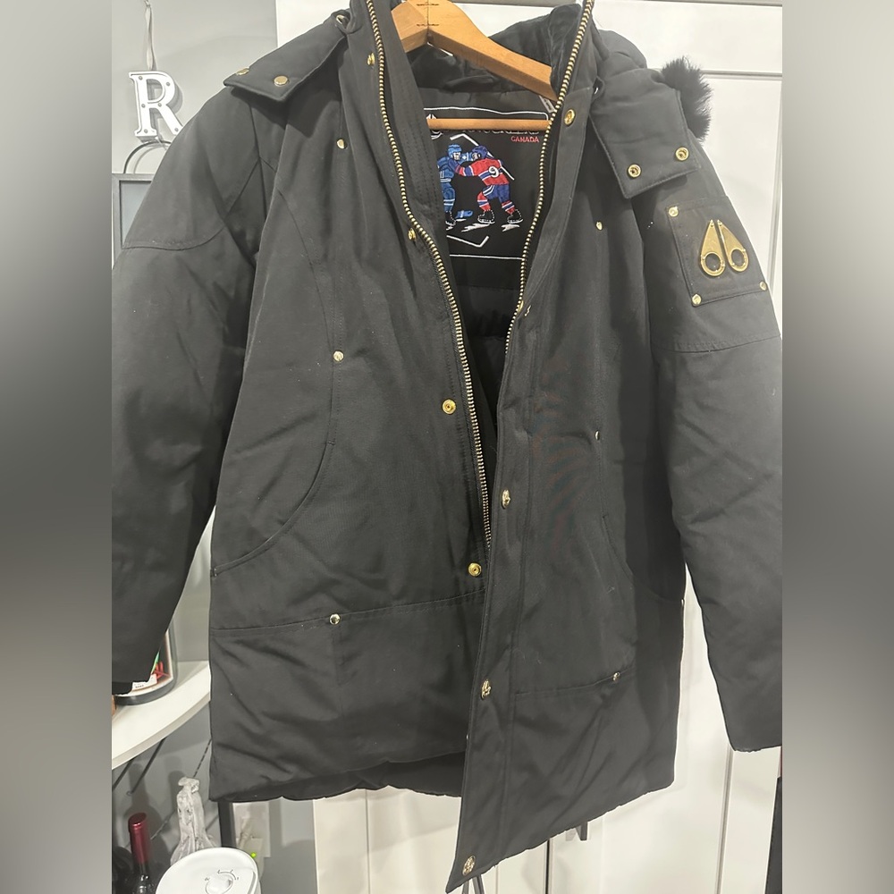 Moose Knuckles Black Parka